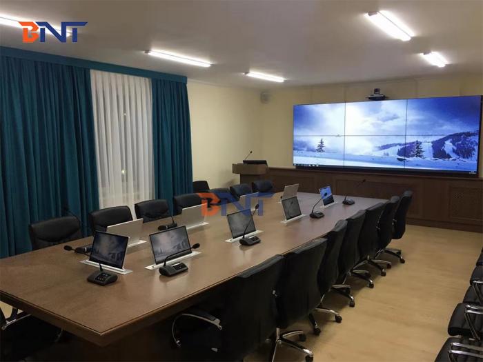 BNT BLL-17.3 / 18.5 超薄显示屏升降器 用于哈萨克斯坦政府某高级会议室项目