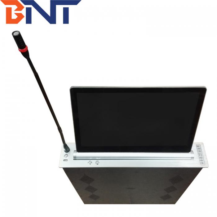 Retractable monitor lift with MIC BLL-15.6M