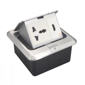 Ground socket with universal power and HDMI FS21