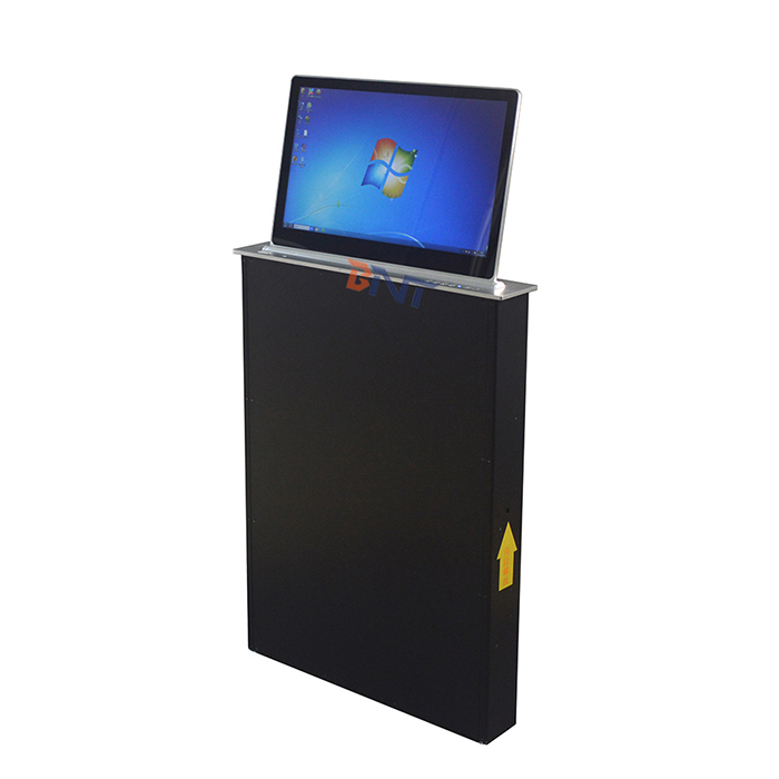 Build in touch screen retractable monitor lift AML-21.5