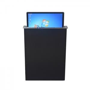 Build in touch screen retractable monitor lift AML-21.5