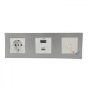 Multimedia wall socket panel outlet WS306