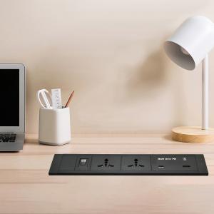Recessed Tabletop Socket Universal Power Outlets USB A+C Ports 65W Max Output US/EU/AU 16A/13A