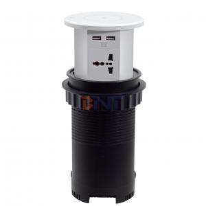 OEM/ODM Smart Intelligent lifting Motorized Pop Up Desk Power Socket Conference Table Kitchen Power Socket Outlet