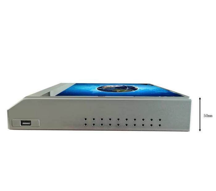 FlipUp Monitor Box with Paperless System Security Lockable for Computer Desk
