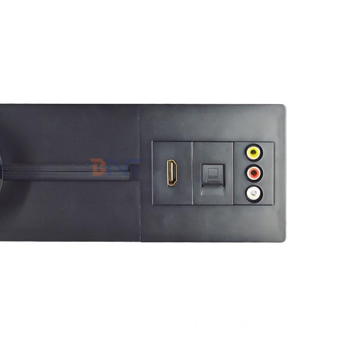 New Removable Socket Weak Current Interface Convenient Wall-Mounted Multi-Outlet Power Rail Track Socket