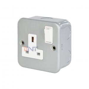UK Power Standard New Style Wall Socket Panel with On/Off Switch Control