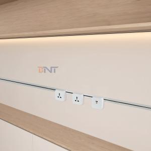 New Removable Ultra narrow track socket Convenient Wall-Mounted Multi-Outlet Power Rail Track Socket