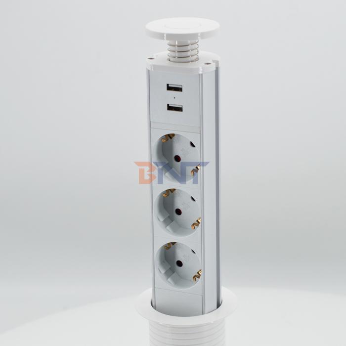 Guangzhou Boente Technology Unveils New Pneumatic Pop-Up Socket for European Residential and Commercial Spaces