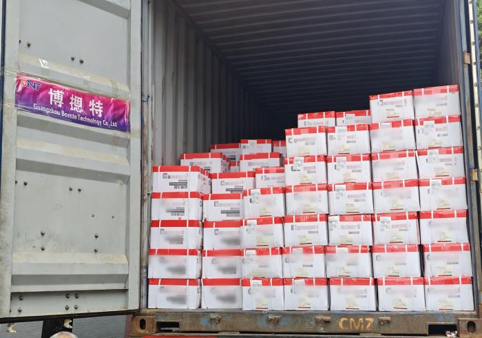 Boente Technology Ships 40HQ Container of CE-Certified Pop-Up Sockets to Europe | PD 65W GaN Fast Charging, Multi-Port Desktop Power Hub