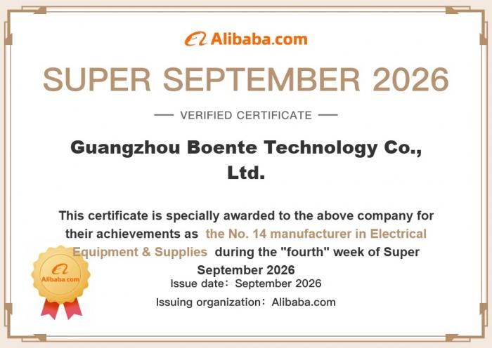 Boente Won No.14 Manufacturer Honor in Super September 2026 Week 4