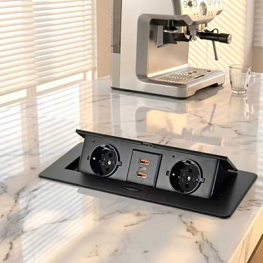 Pop-Up Desk Socket with 65 W USB PD Charging (BD650)